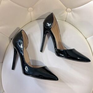 Black Patent Pumps